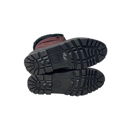 Sorel Duck Boots Women's Size 10 Maroon Boho Embroidered High Ankle Winter - Picture 9 of 12